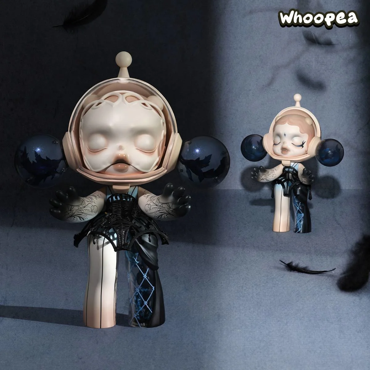 POP MART MEGA α SKULLPANDA 1000% /400%Guo Pei Alternate Universe - Image 5