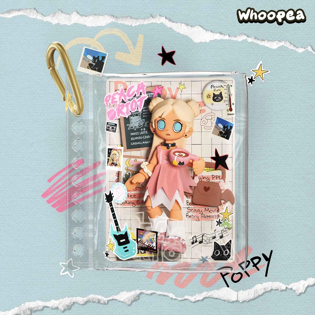POP MART Peach Riot Carry the Music Series Block Pendant Blind Box - Image 5