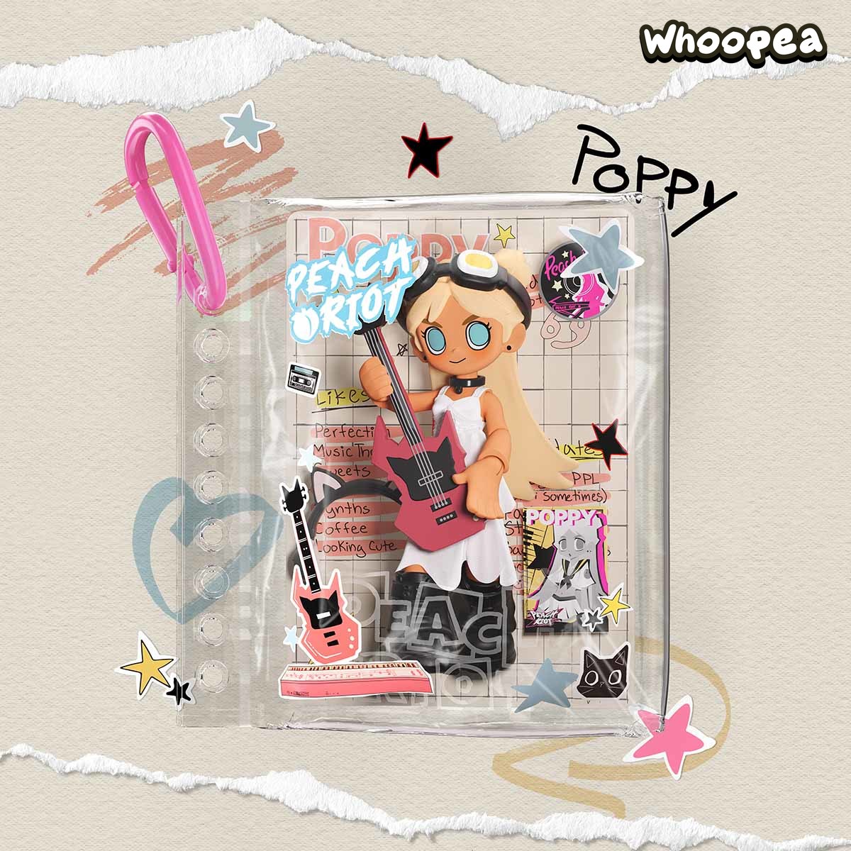 POP MART Peach Riot Carry the Music Series Block Pendant Blind Box - Image 6