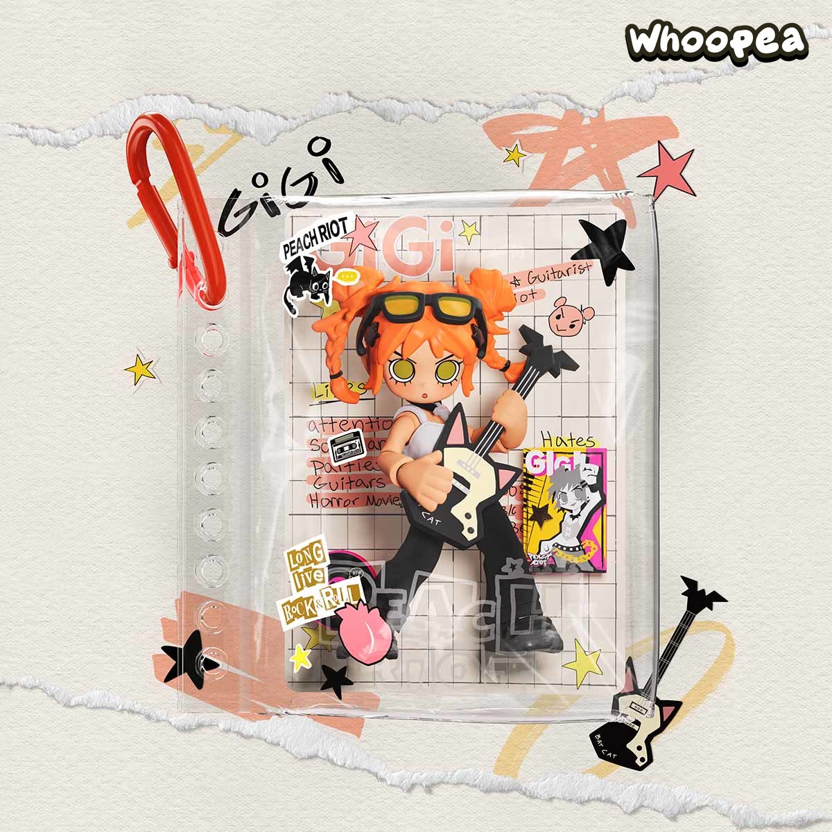 POP MART Peach Riot Carry the Music Series Block Pendant Blind Box - Image 8