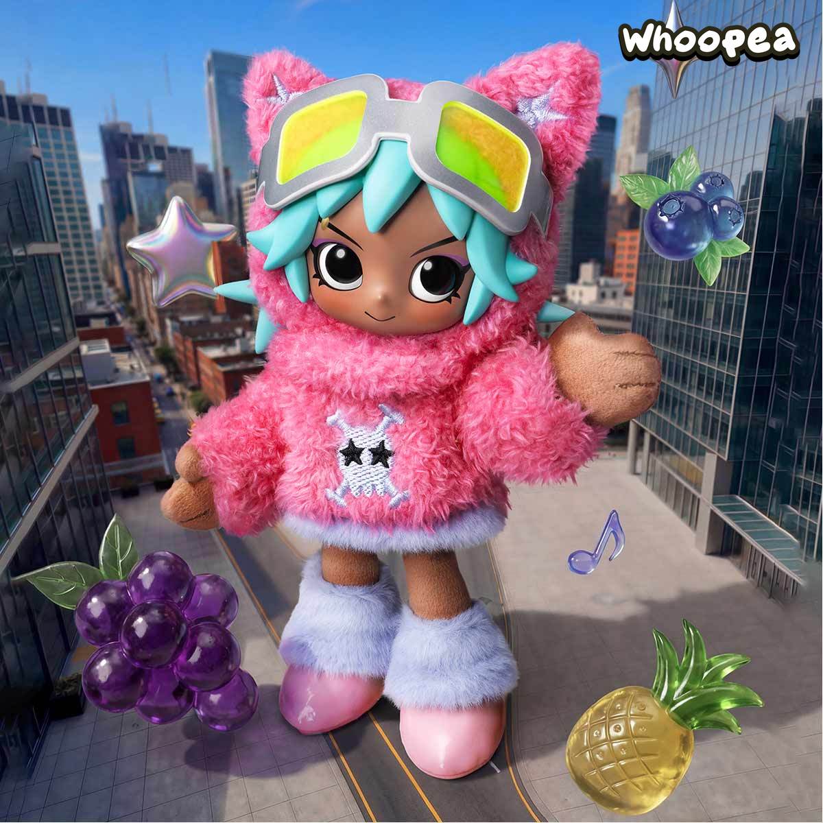POP MART Peach Riot Fruit Punch Series Plush Doll Pendant - Image 4