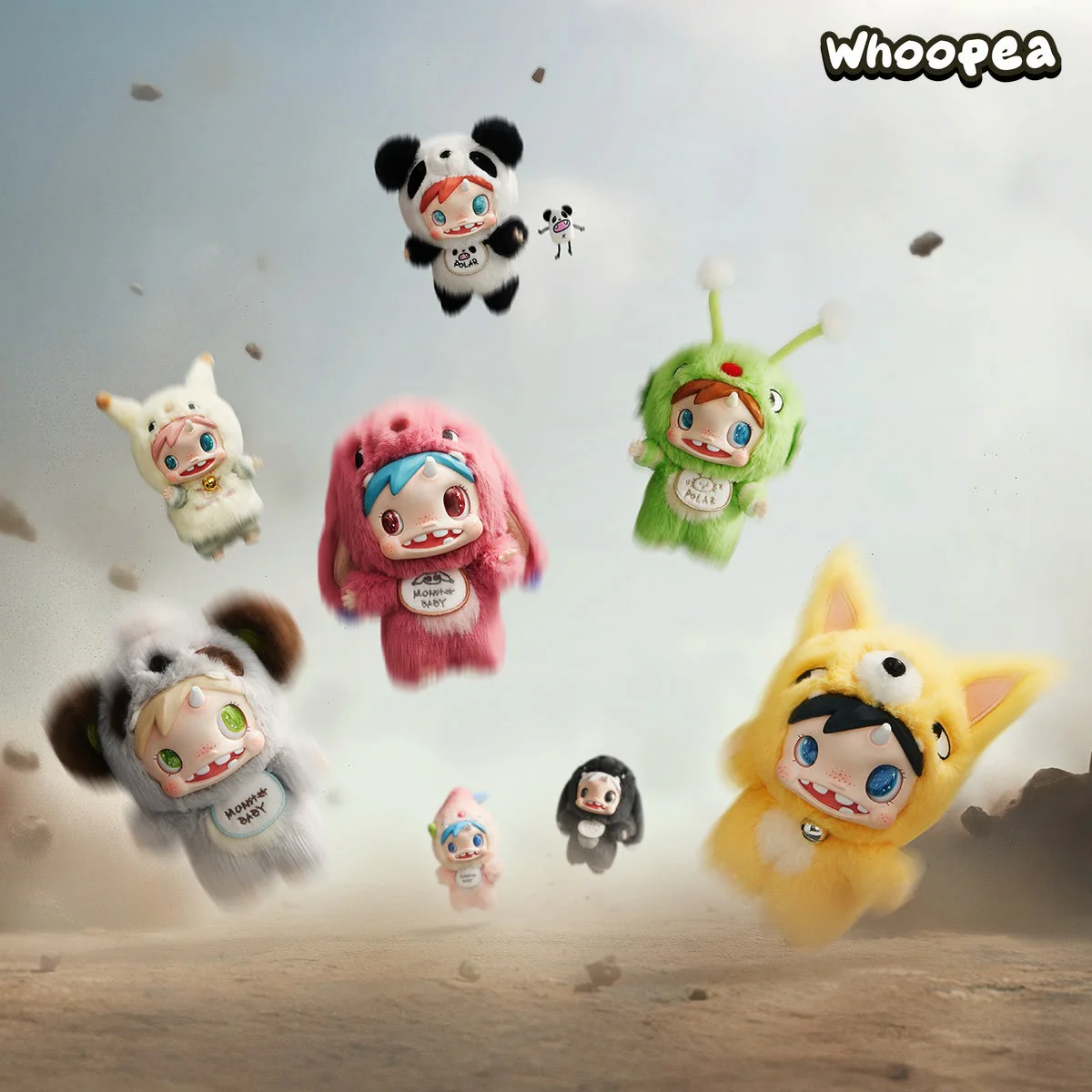 POP MART POLAR Monster Baby Collection Series Plush Pendant V1 Blind Box - Image 3