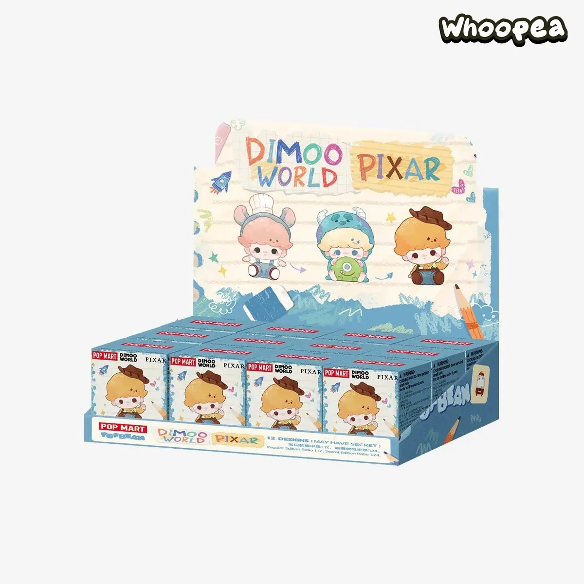 POP MART POP BEAN DIMOO WORLD × PIXAR Series Mini Bean Blind Box (PRE-ORDER) - Image 18