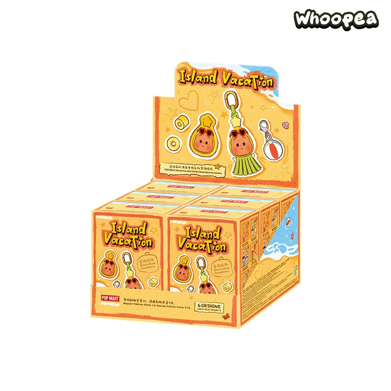 POP MART POP BEAN Island Vacation Series Decorative Charm Blind Box - Image 6