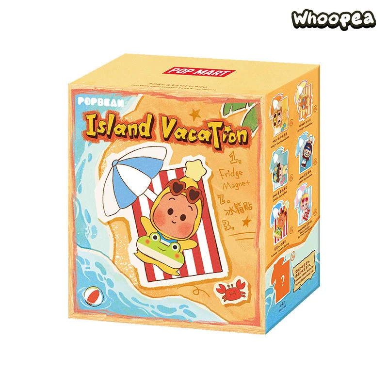 POP MART POP BEAN Island Vacation Series Refrigerator Magnet Blind Box - Image 6
