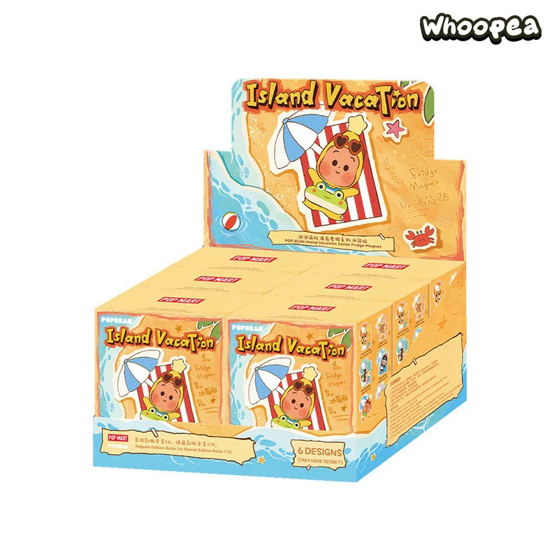 POP MART POP BEAN Island Vacation Series Refrigerator Magnet Blind Box - Image 7