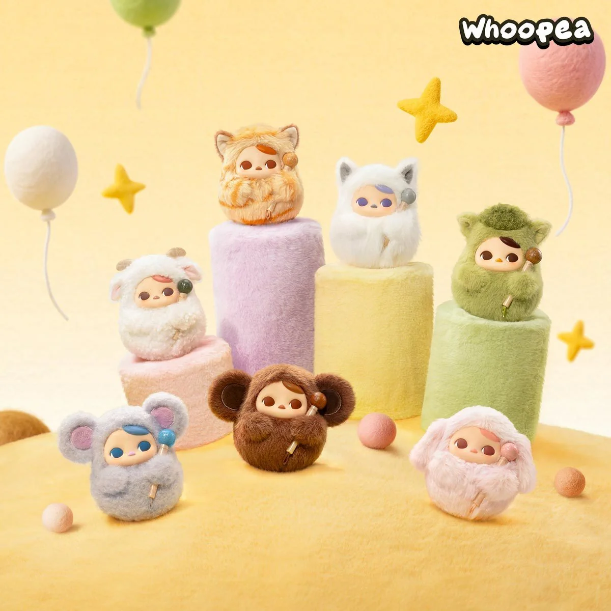 POP MART Pucky Tap Tap Babies Series Plush Blind Box - Image 4