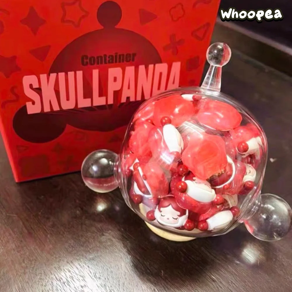 POP MART Skull Panda Glass POP BEAN Jar, Chengdu Exclusive - Image 3