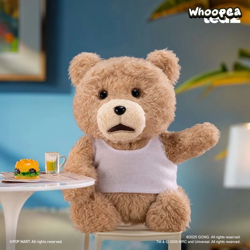 POP MART Ted2 Bear  Plush Pendant Action Figures, Blind Box - Image 5