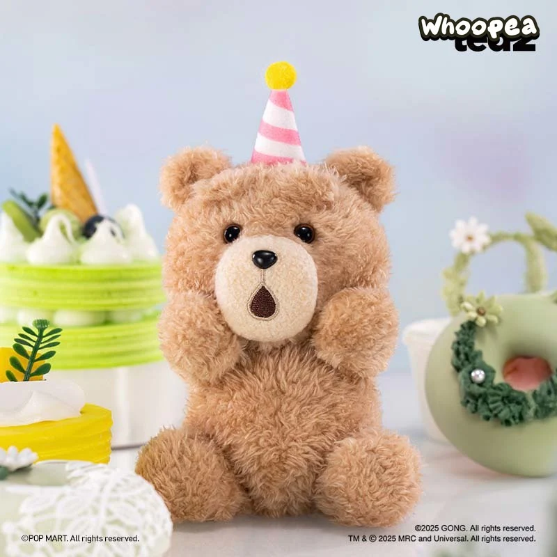POP MART Ted2 Bear  Plush Pendant Action Figures, Blind Box - Image 6