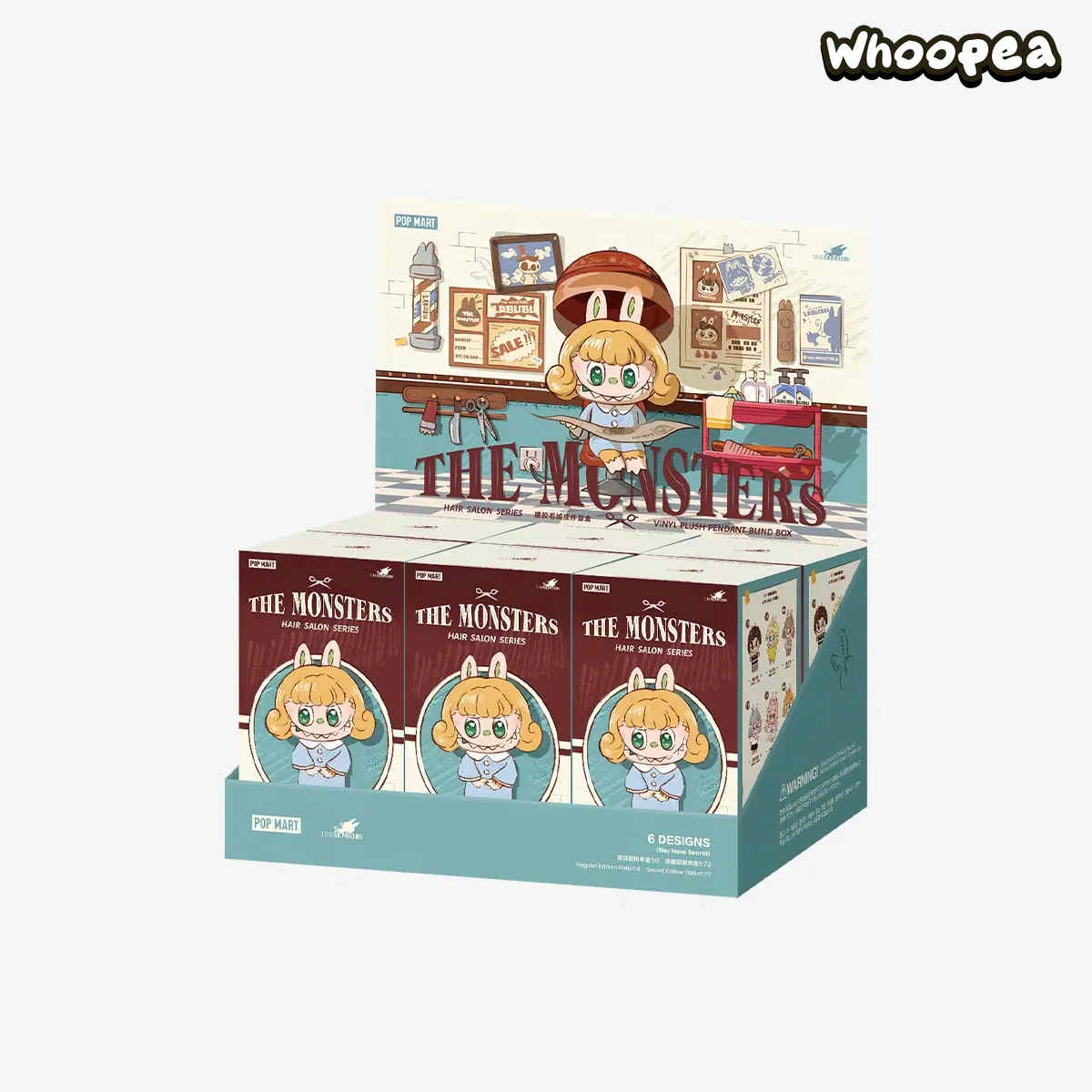 POP MART The Monsters Labubu Hair Salon Series Vinyl Plush Pendant Blind Box - Image 16
