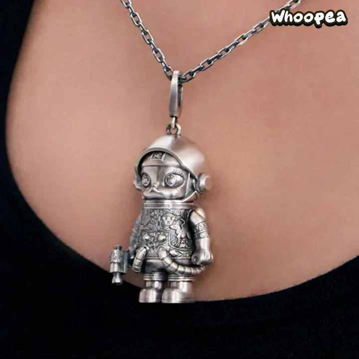 POPOP Jewelry Space Molly Vintage Silver Knuckle Necklace - Image 3
