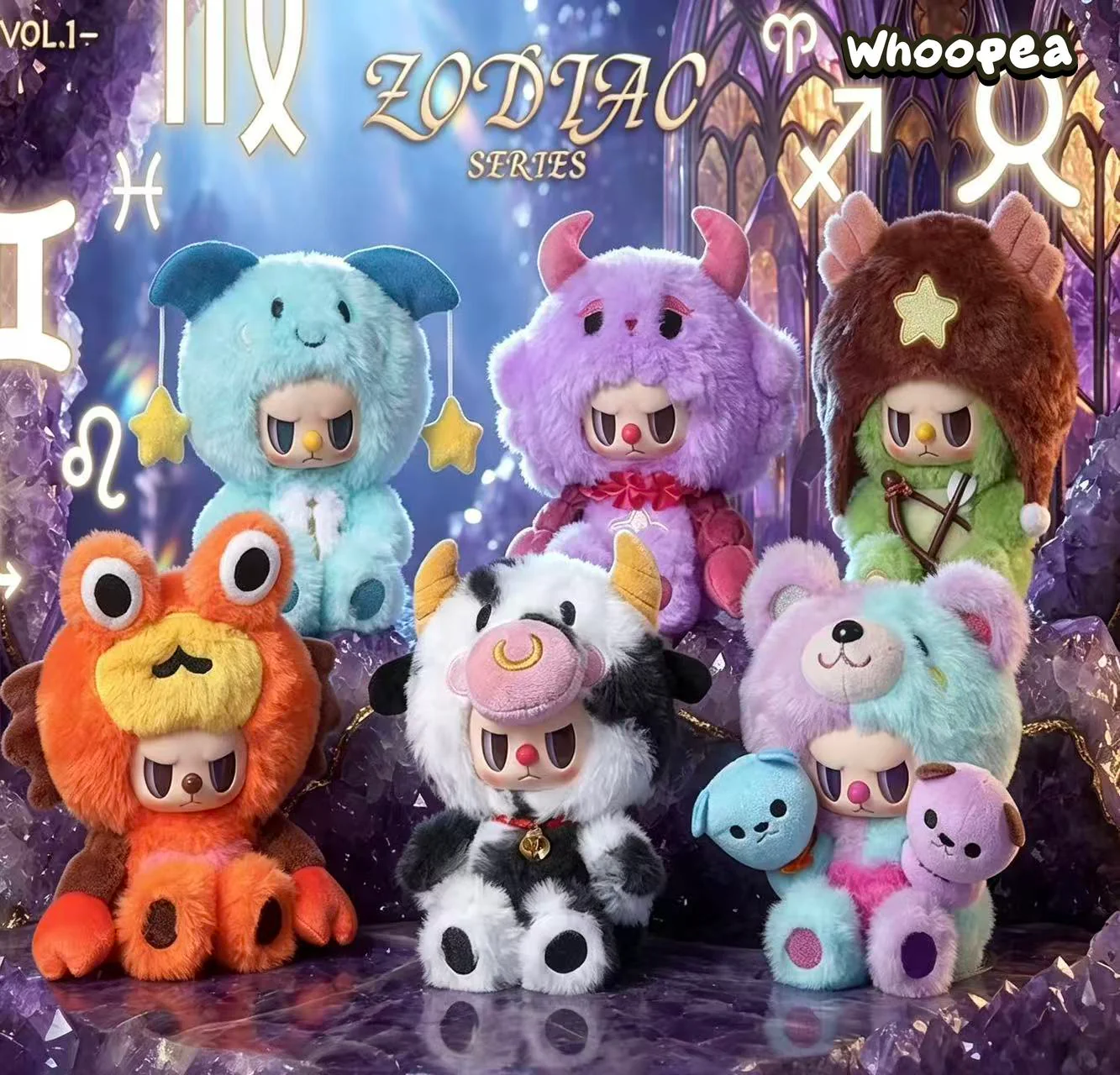 REBEL BEAR Zodiac Series V1 Vinyl Plush Doll Blind Box - Image 2