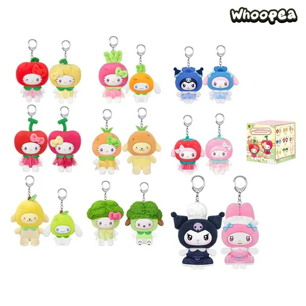 SANRI0 Characters Fruit and Vegetable Series Vinyl Keychain Pendant Blind Box - Image 11