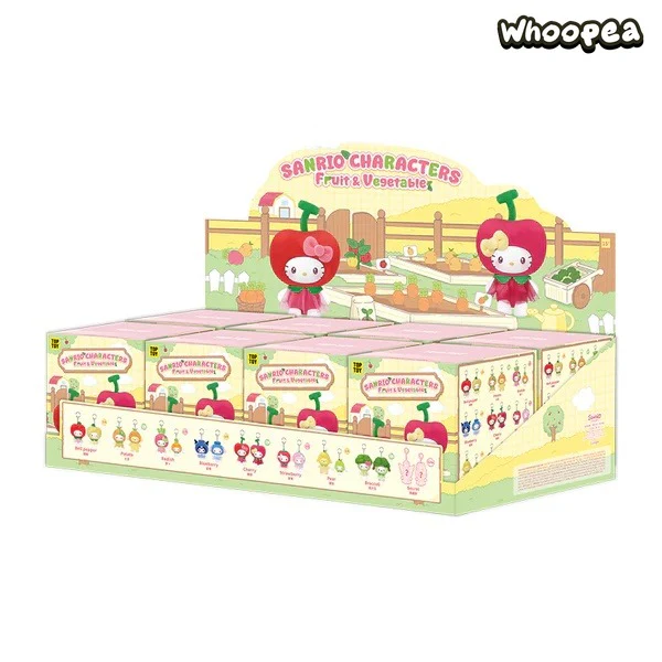 SANRI0 Characters Fruit and Vegetable Series Vinyl Keychain Pendant Blind Box - Image 13