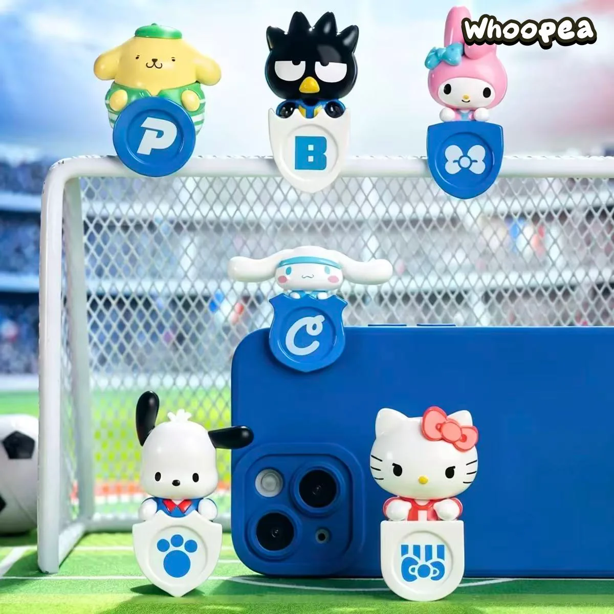 SANRI0 Characters Soccer Match Flocked Series Mini Bean Blind Box - Image 3