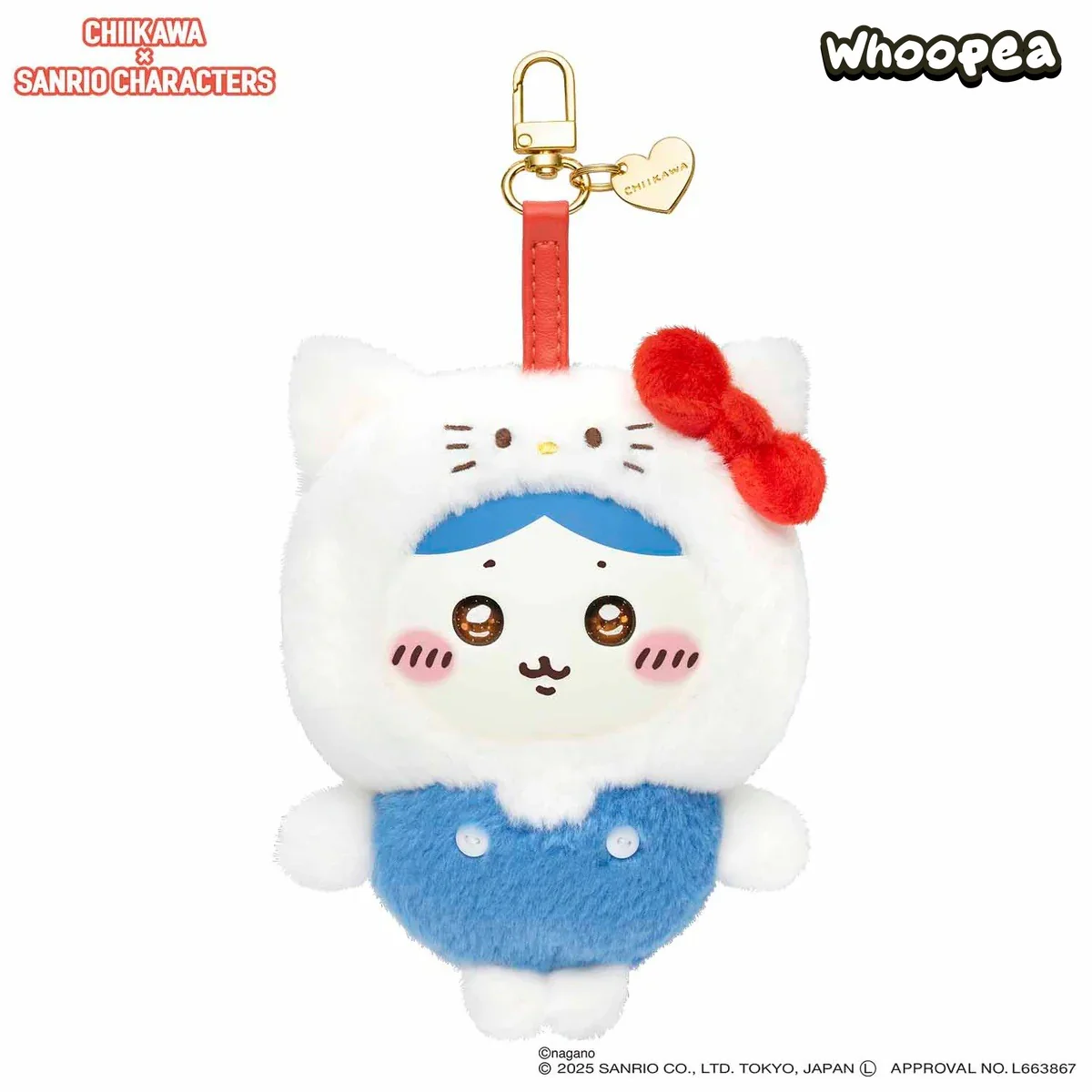 SANRI0 Characters × Chiikawa Plush Keychain - Image 3