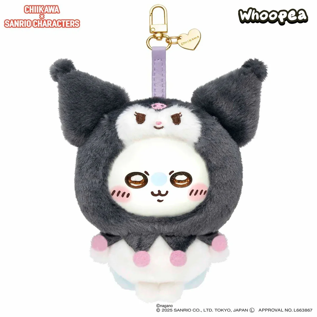 SANRI0 Characters × Chiikawa Plush Keychain - Image 6