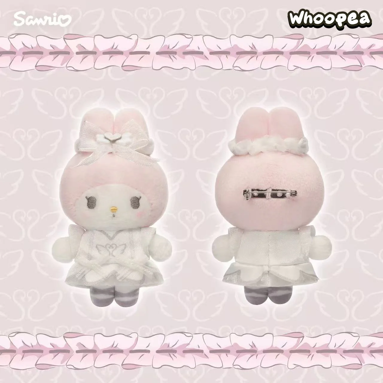 SANRI0 HK Ballerina Series Plush Brooch - Image 6