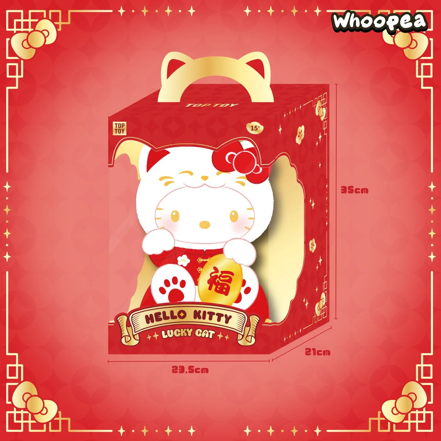 SANRI0 HK Lucky Cat Series Plush Doll - Image 5