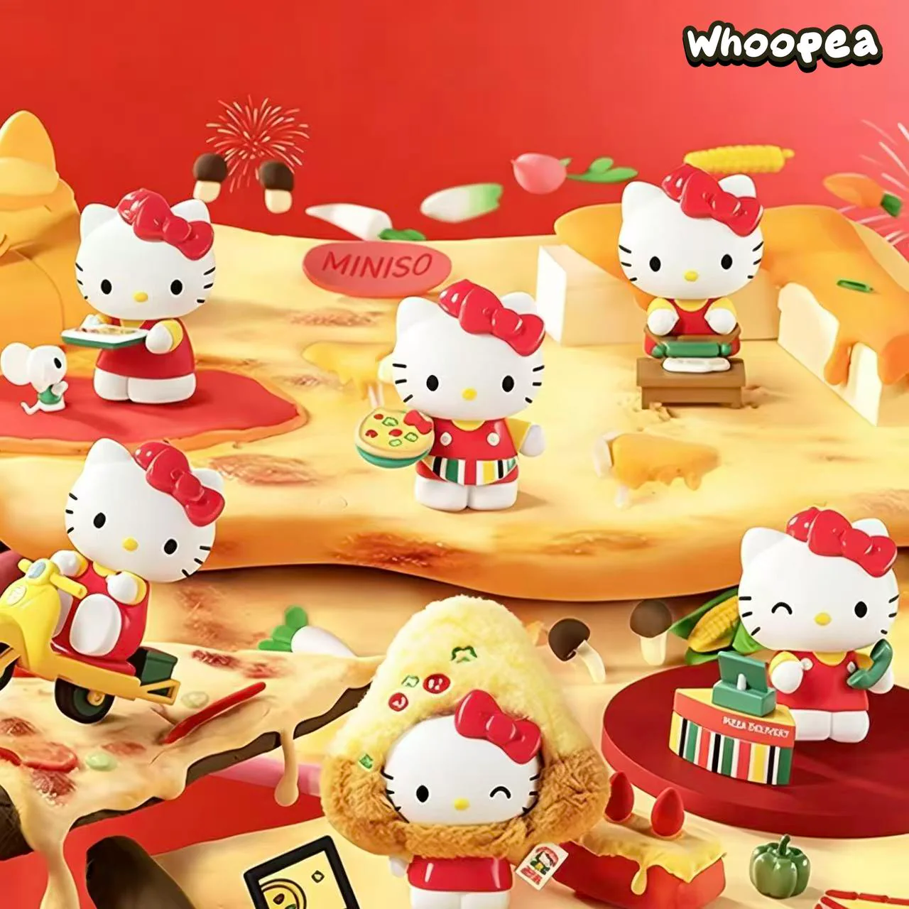 SANRI0 HK Pizza Shop Diary Series Figure Blind Box - Image 2