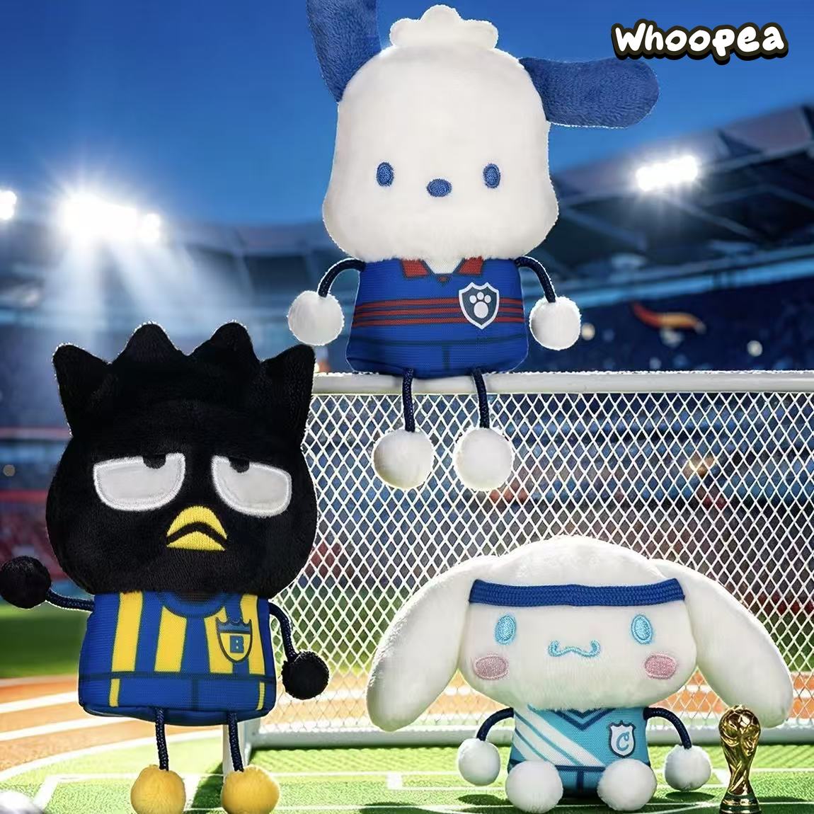 SANRI0 HK Soccer Match Squishy Series Plush Pendant Blind Box - Image 4
