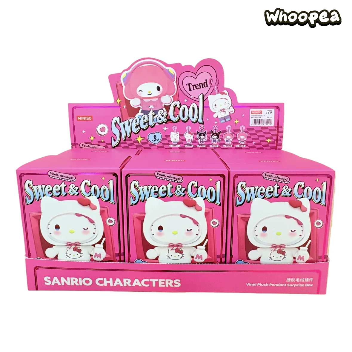SANRI0 Sweet Cool Series Plush Pendant Blind Box - Image 9