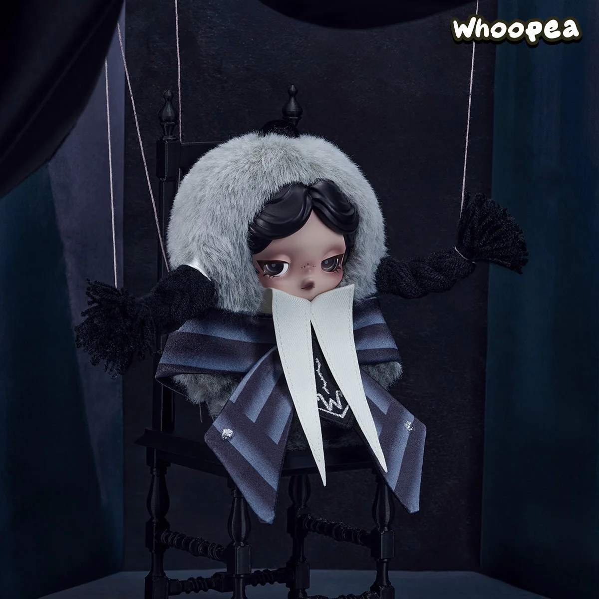 SKULLPANDA Ć Wednesday Plush (Nevermore Academy Uniform Version) - Image 2
