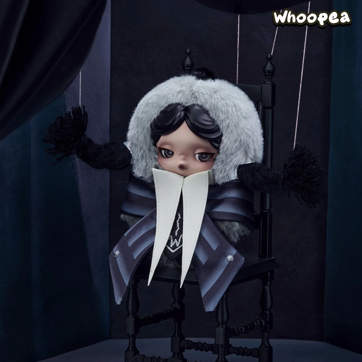 SKULLPANDA Ć Wednesday Plush (Nevermore Academy Uniform Version) - Image 3