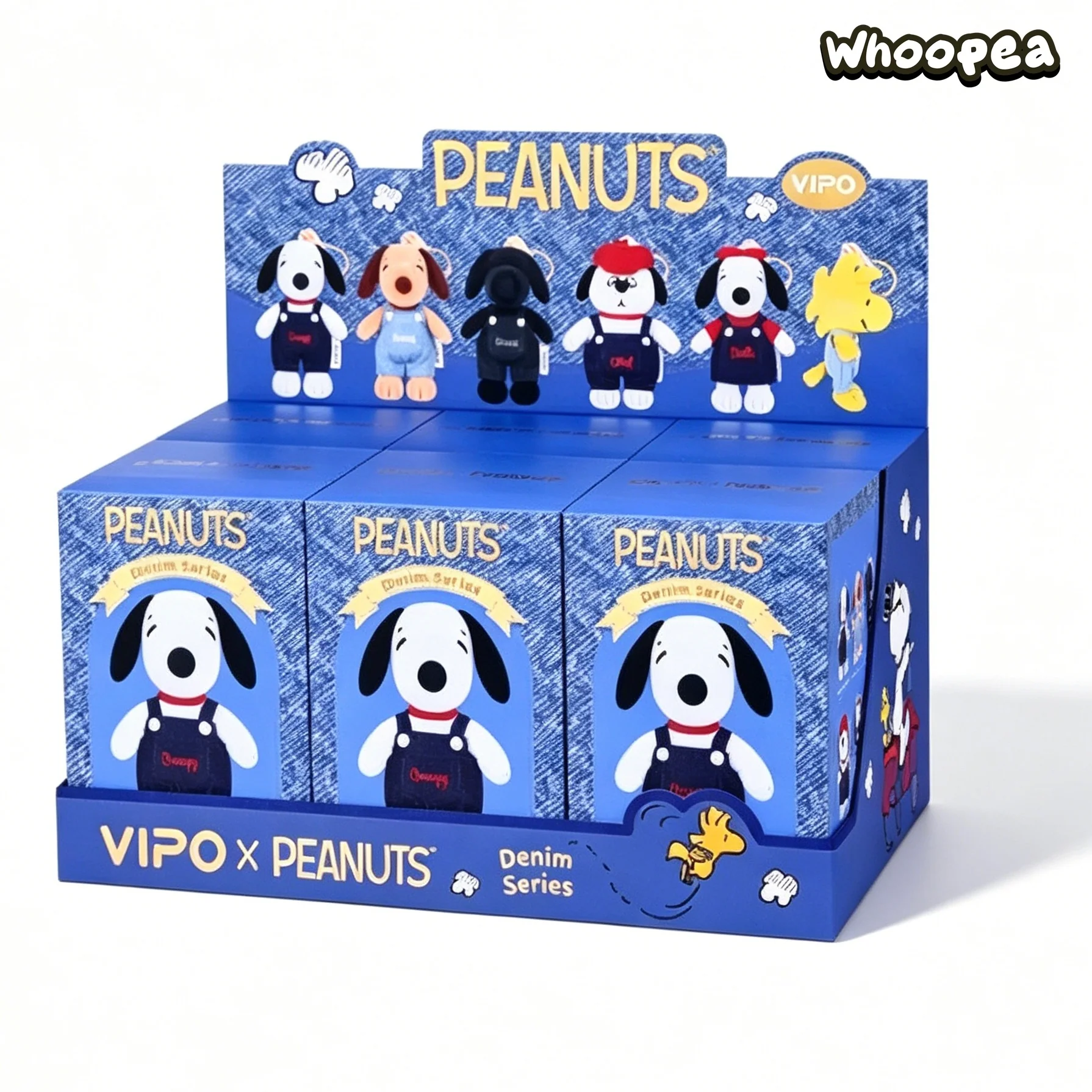 VIPO Snoopy Denim Series Plush Pendant Blind Box - Image 9