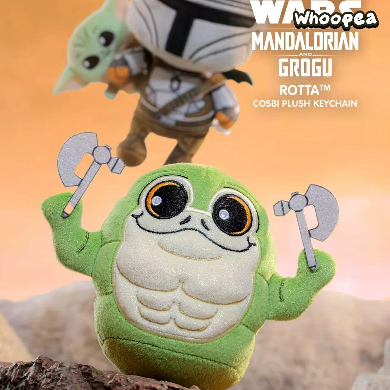 Star Wars The Mandalorian and Grogu Cosbi Plush Keychain Blind Box - Image 4