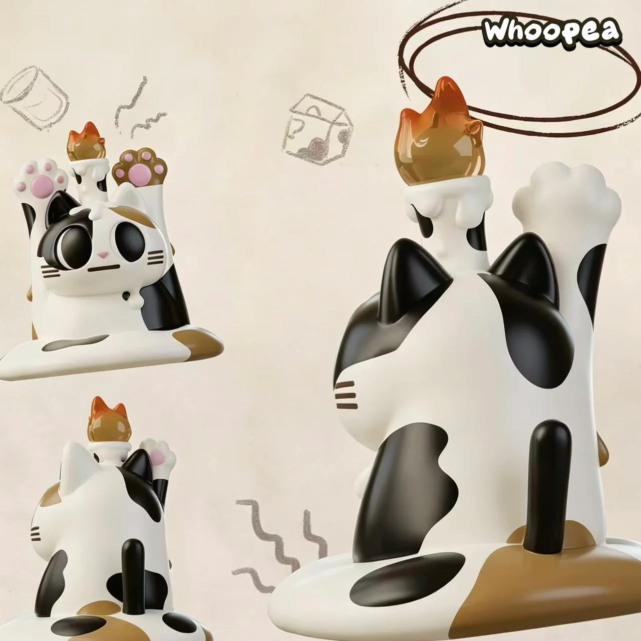 Trouble Crew MELT THE DOSHII CAT Series Night Light Figure Blind Box - Image 3