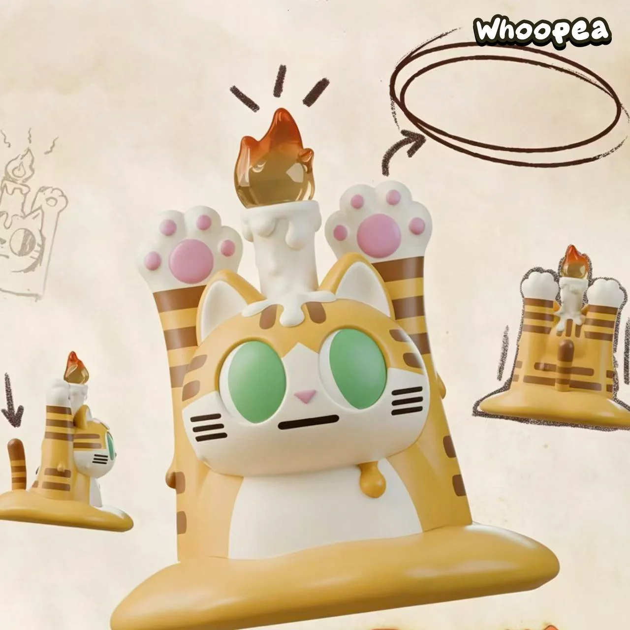 Trouble Crew MELT THE DOSHII CAT Series Night Light Figure Blind Box - Image 4