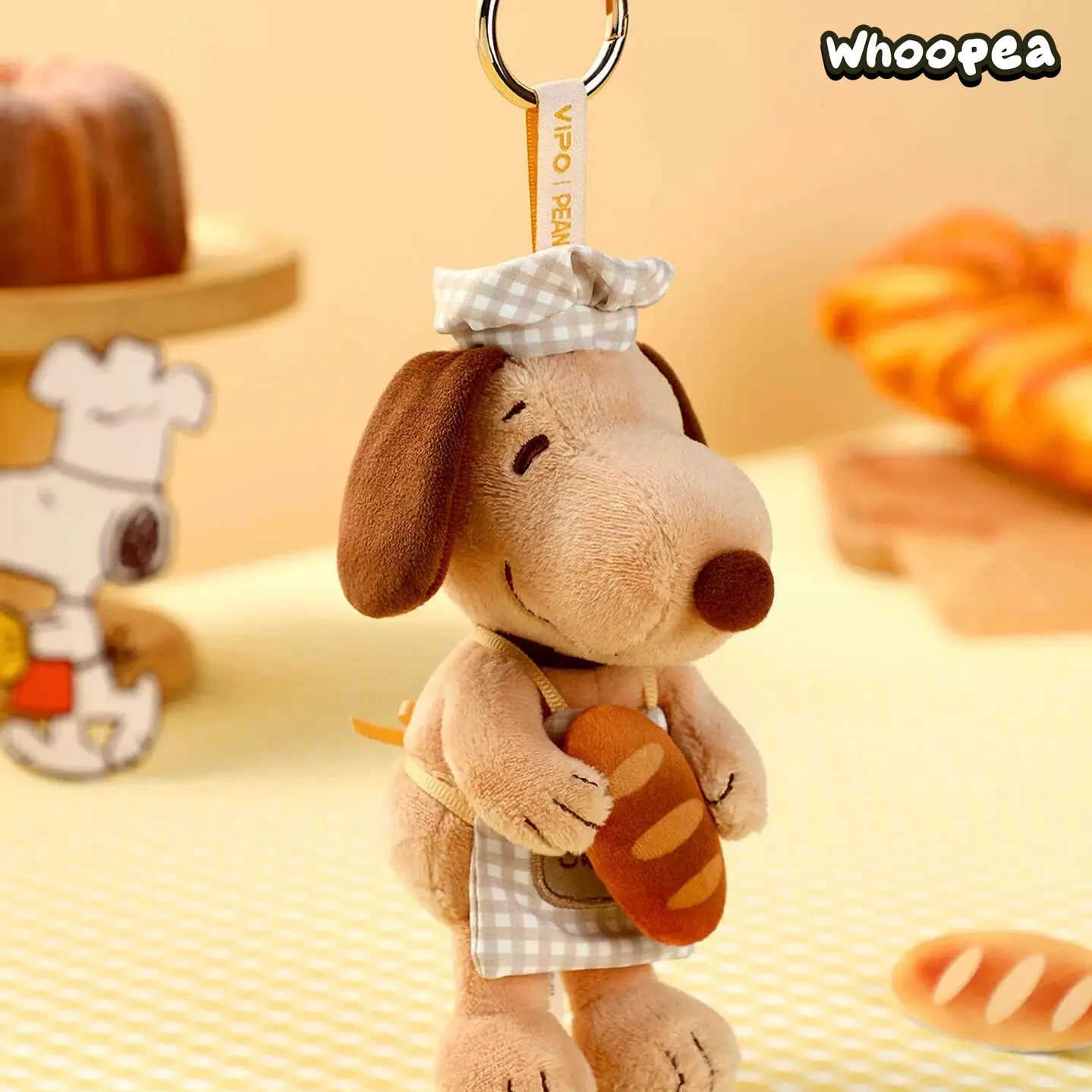 VIPO × PEANUTS Snoopy Bakery Series Plush Keychain Blind Box - Image 2