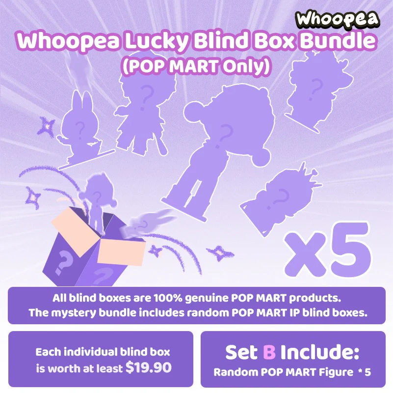 Whoopea Lucky Blind Box Bundle (POP MART Only) - Image 3