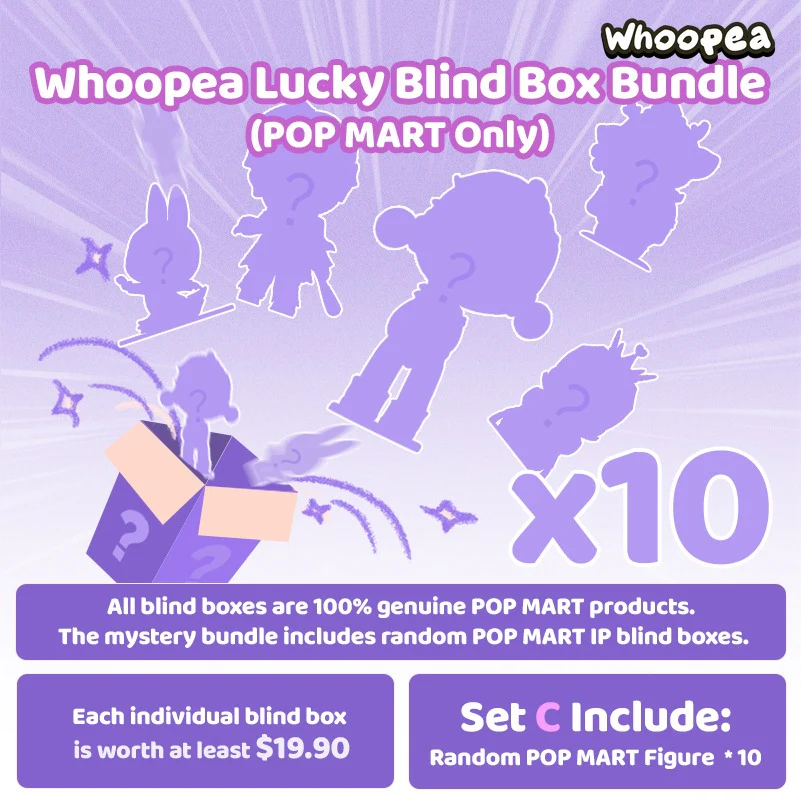Whoopea Lucky Blind Box Bundle (POP MART Only) - Image 4