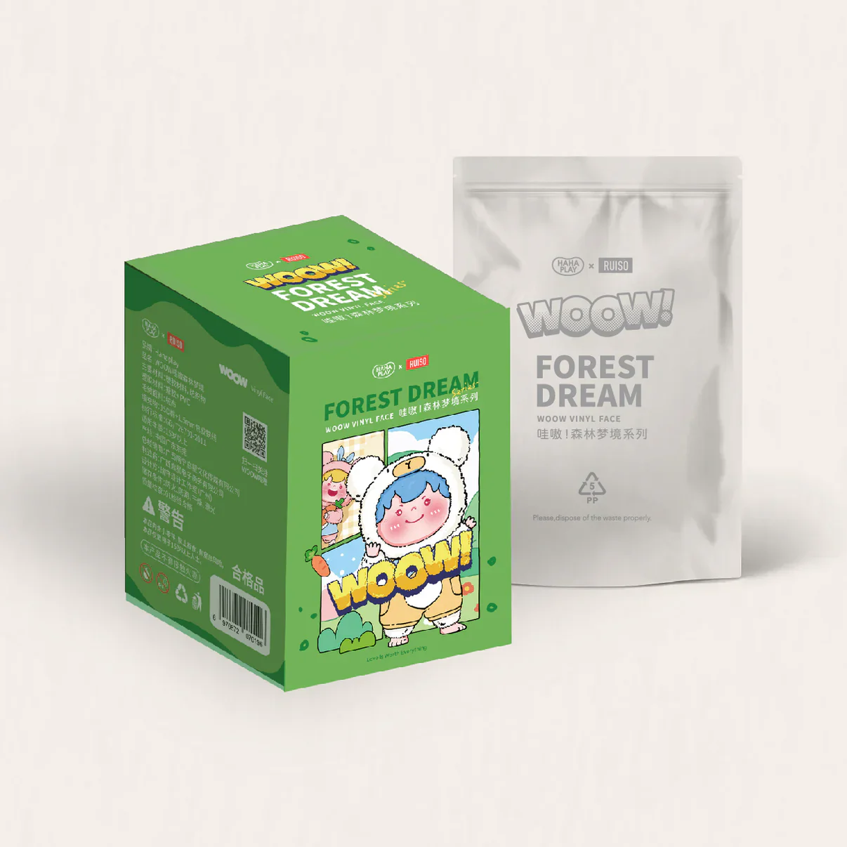 WOOW Forest Dream Vinyl Face Series Plush Dolls, Blind Box - Image 10