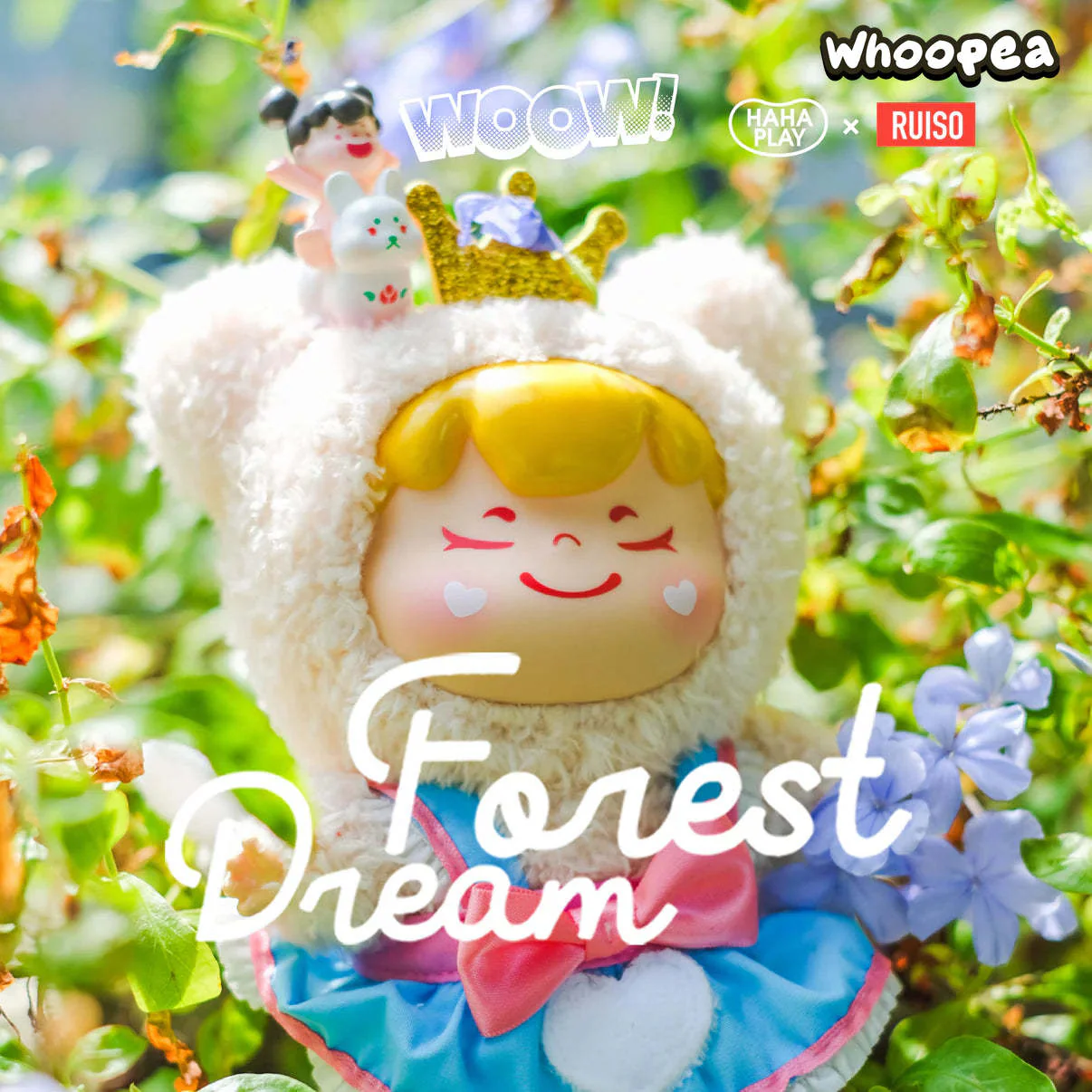 WOOW Forest Dream Vinyl Face Series Plush Dolls, Blind Box - Image 3