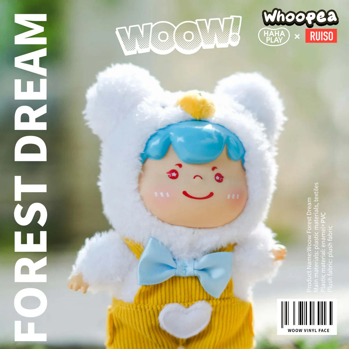 WOOW Forest Dream Vinyl Face Series Plush Dolls, Blind Box - Image 6