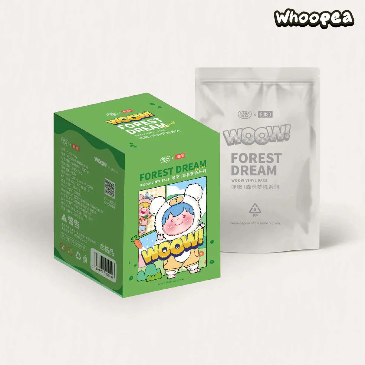 WOOW Forest Dream Vinyl Face Series Plush Dolls, Blind Box - Image 8