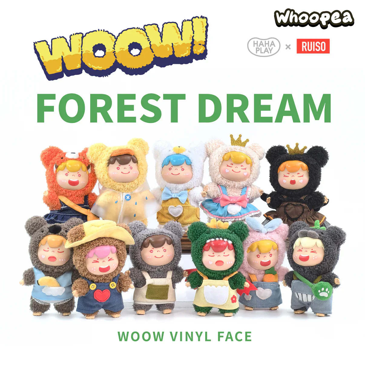WOOW Forest Dream Vinyl Face Series Plush Dolls, Blind Box - Image 9